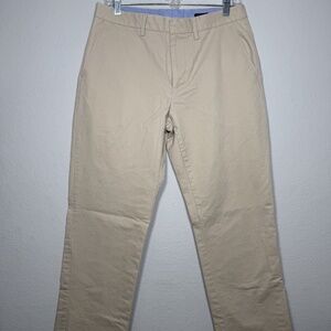 J Crew Slim Bedford 92443 Khaki Slim Flex Fit Chino Dress Pants Men Size 31 32